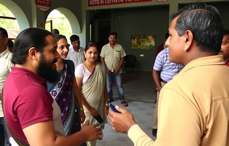Shirdi Sai Baba Miracles community gathering showing devotees meeting in person after connecting through the game